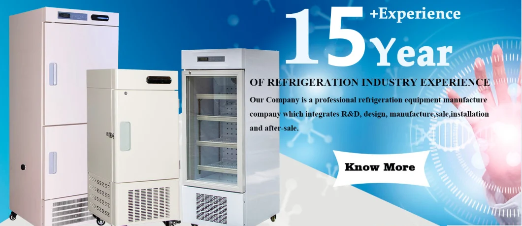 -86 Degree Chest Ultra-Low Temperature Medical Refrigerator Deep Freezer