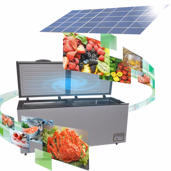 Solar-Tiefkühltruhe mit hoher Kapazität